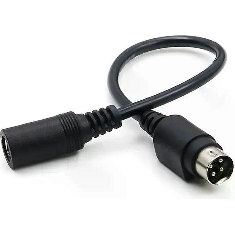 Für 1 Stück DC-Netzteil-Adapterkabel 55 x 21 mm Buchse auf MINI DIN 4-poligen Stecker für SATO TG-5011-19V-ES TV LCD VCR Anschlusskabel-JXLGV (1/4)