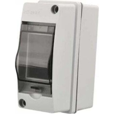 [JAMAIS UTILISÉ] 2 Modules, ABS de Surface en Plastique,Coffret Electrique Etanche Exterieur IP65, Boite de Boitier Etanche Electrique Exterieur, Armoire de Contrôle, Coffret Modulaire Boitier de Jonc (1/4)