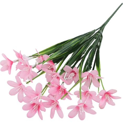 Fleurs d'orchidée artificielles pour décoration d'intérieur, plantes artificielles réalistes avec fleurs réalistes pour centres de table de mariage, aménagement paysager et accessoires de (1/5)