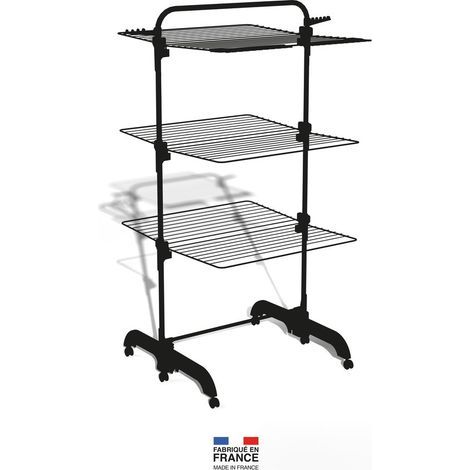 AUTRES Etendoir a linge sur pieds42 m noir TANCARVILLE (1/5)