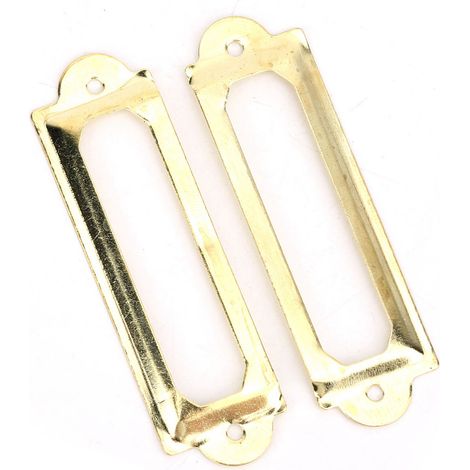 20 Stück Schubladenetiketten, Markenlogo, Studenten-DIY-Retro-Schubladenschilder, Regaletiketten-Zubehör, Gelb (1/5)