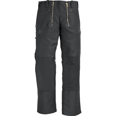 Pantalon corporatif KLAUS Taille 46 noir – 100 % coton – Vêtement haute visibilité pour professionnels – Confort et durabilité – FHB (1/6)