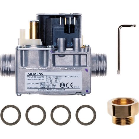 Brötje Gasventil VGU 86S inklusive Adapter auf VGU 86