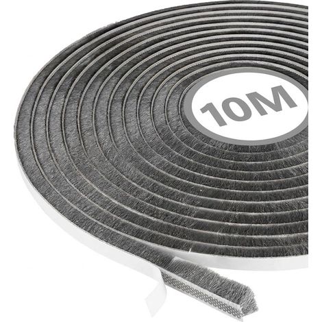 Joint brosse autocollant - 10 m - Pour fenêtre, porte coulissante et volets (1/5)