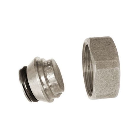 TAPPO TERMINALE CROMO- 24 x 19 fil (diam.18)- TIEMM- pezzi 1