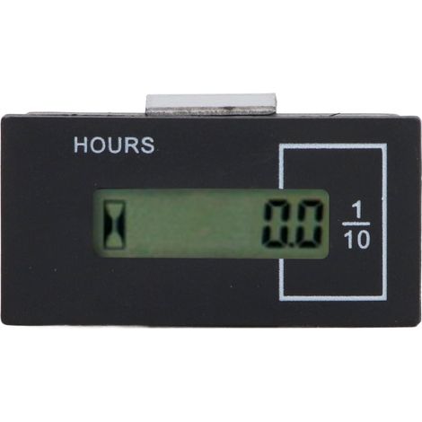 Compteur horaire pour pelle hydraulique, télécommande, affichage numérique LCD, 12-36 V, 0-99 999,9 h, pour Kato et Hyundai, 9 carrés (1/5)