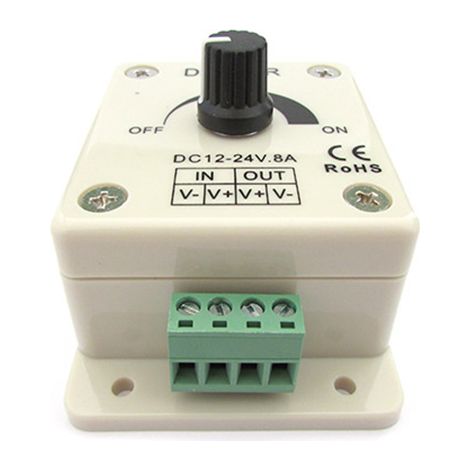 Led Dimmer Segnale PWM Con Rotella Per Striscia Bobina Luci Led 12V 24V 8A (1/3)
