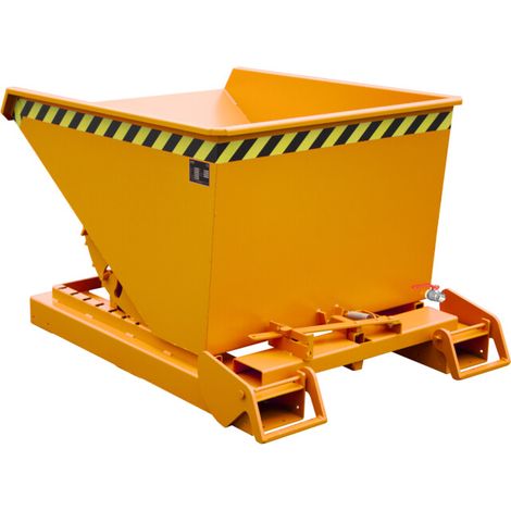 Bauer Südlohn Bac à copeaux S4A 600, peint, orange jaune (1/5)