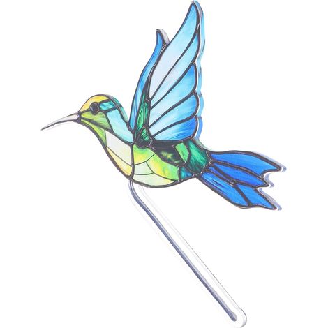 Hummingbird Acryl Blumentopf Dekoration mit handpolierter