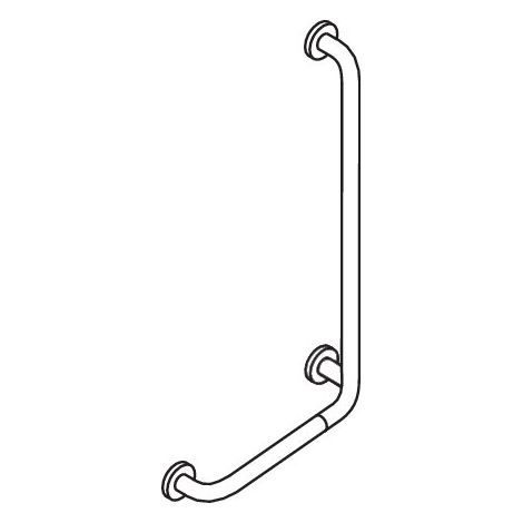 Winkelgriff Ser 805, Edelstahl d:33mm, AM:750mm W:500mm links (1/4)