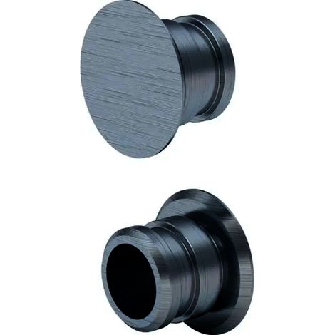 Jeu de 2 boulons de fixation en aluminium, noir chromé, pour habillage latéral Geberit Monolith - Geberit (1/2)