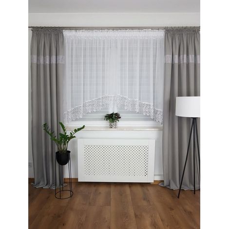 Rideau en dentelle guipure 15 cm (1/5)