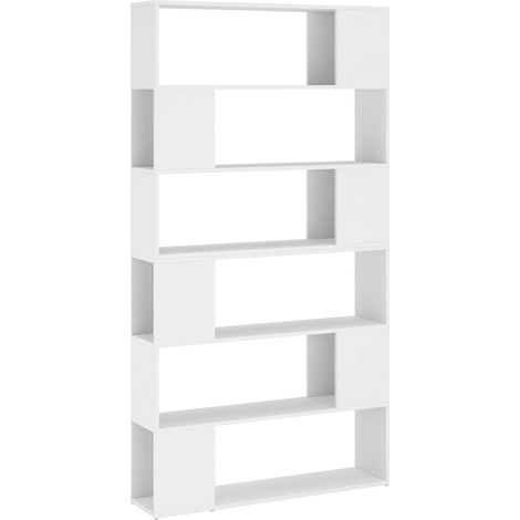 Maison Exclusive - Estantería divisor de espacios blanco 100x24x1 (1/5)
