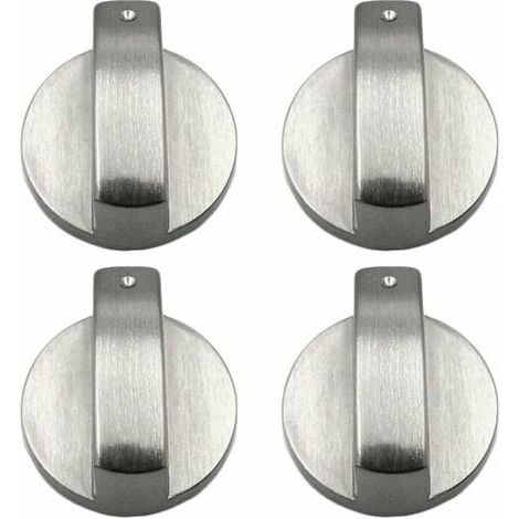 4 pièces bouton cuisinière boutons de cuisinière à gaz boutons de cuisinière à gaz en métal bouton de cuisinière à gaz contrôle boutons de cuisinière en métal pour cuisine 6mm (1/5)
