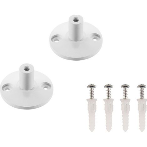 Systèmes câble tendu TENSEO support mural 3 cm intérieur pour câble tendu T.B.T blanc 2 pièces - SLV 186301 (1/2)