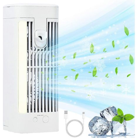 Ventilateur-climatiseur 4 en 1 Mini portable avec technologie de refroidissement efficace-AquaForge (1/5)