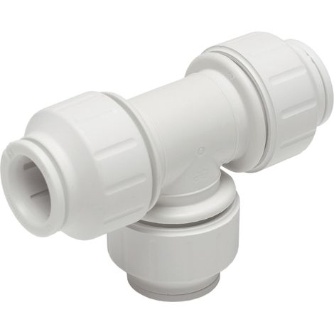 John Guest Speedfit PEM3022BW Reducing Tee 22 X 15 X 15mm (Pack of 2) (1/4)