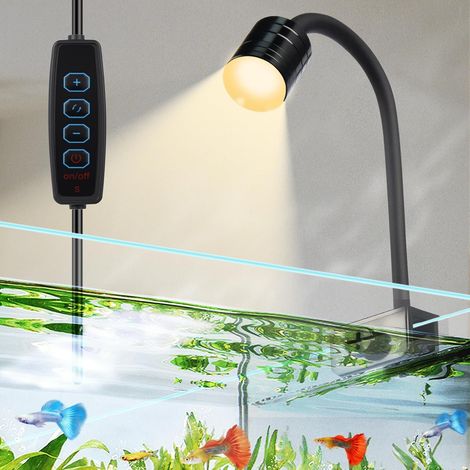 3W LED Aquarium Light for Tanks - Adjustable COB Projector with 3 Lighting Modes, Perfect for Nano Aquariums and Small Aquariums [Energy Class G] (1/5)
