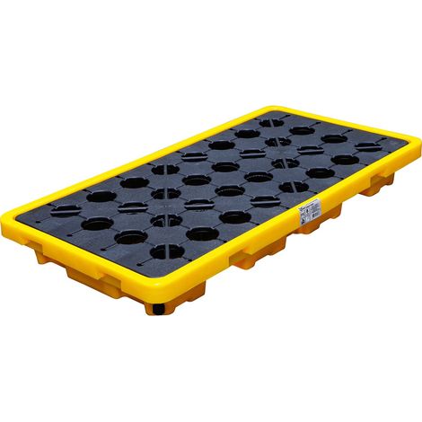 BGS  Bandeja  recogegotas  de  aceite  con  rejilla  para  2  bidones  de  200  l  -  70047 (1/3)