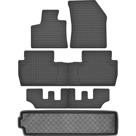 Peugeot 5008 II Monovolumen a partir de 2017 SET - Alfombrillas de goma para coche + alfombrilla para maletero (1/5)