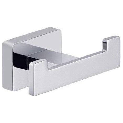 Accessoire de salle de bain Gedy 4426 crochet double chrome acier