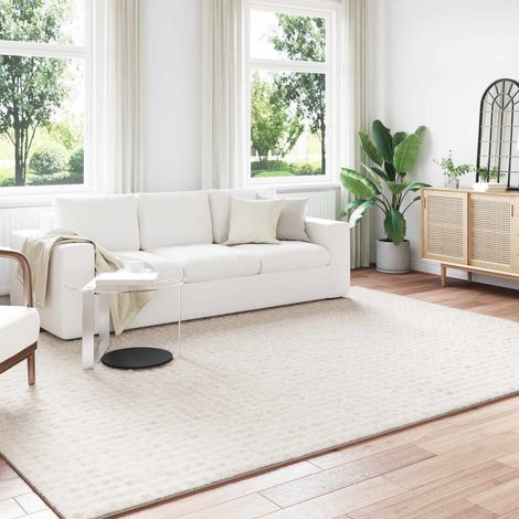 Tapis de surface SIROLO Crème 280 x 200 cm Polyester
