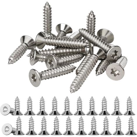 Vis M3x10 Tête Fraisée Étoile Inox 304 (1/5)