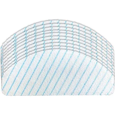 50 almohadillas desechables para fregona compatibles con los robots aspiradores OZMO T8, Max, T9 Power/Max T10 -Crezuo (1/4)