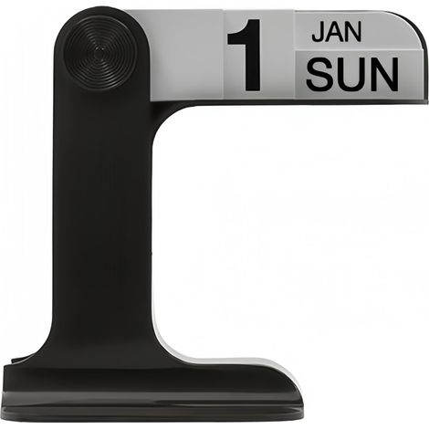 Calendrier Perpétuel à Rabat Mensuel Hebdomadaire pour Bureau et Maison  Design Moderne Décoration Intérieure Noir (1/5)
