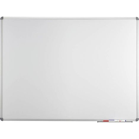 Maul Tableau blanc MAULstandard (l x H) 45 cm x 30 cm blanc revêtement plastique boîte de rangement fournie, format pay