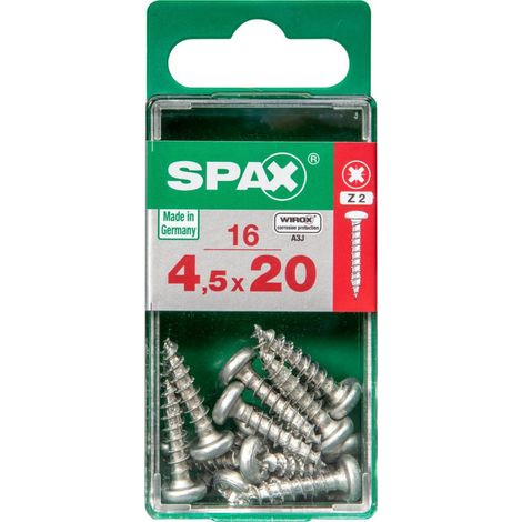 Spax Universalschrauben 4.5 x 20 mm TX 20 - 16 Stk. Holzschrauben (1/3)