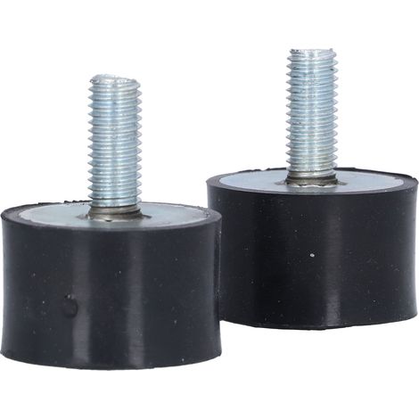2 silentblocs en caoutchouc anti-vibrations pour compresseur d'air et moteur diesel VD M10 25 mm (1/5)