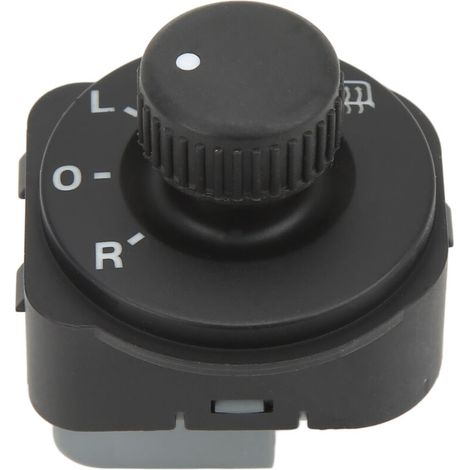 Jeffergarden Bouton de réglage de l'interrupteur de commande de rétroviseur de porte latérale, remplacement pour Octavia MK2 II 1Z-DOU