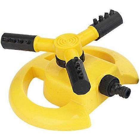 Garden Sprinkler Automatic Lawn Sprinkler 3 Arms Lawn Sprinkler Fully Automatic Rotating Sprinkler (1/5)