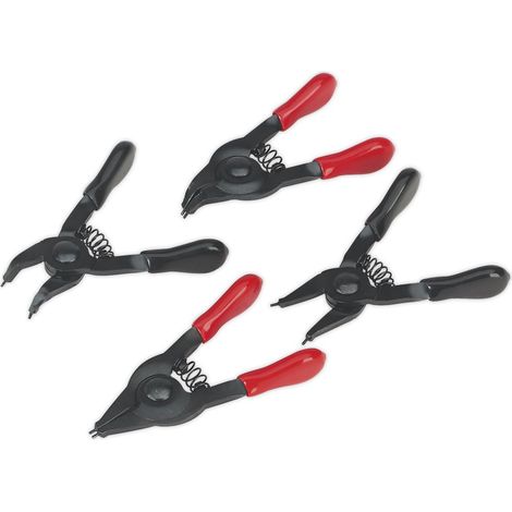 Sealey Mini Circlip Pliers Set 4pc AK8449