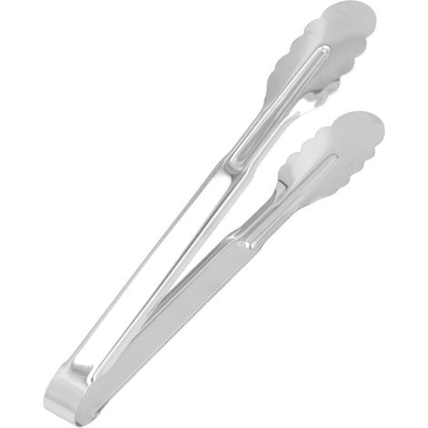 Küchenzange aus Edelstahl 304, robust und vielseitig für Grillen und Camping, 24,5 cm
