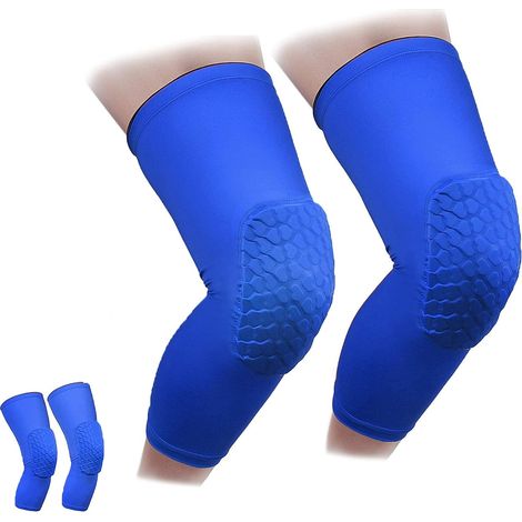 Genouillere - Protection Genou Sportive avec Rembourrage EVA - Anti-dérapant Silicone - Compression Respirante - Lot de 2 (1/5)