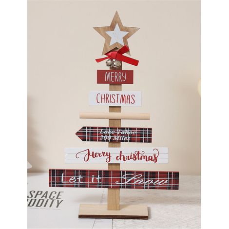 Plaque décorative murale en bois massif – 22 x 36 cm – design élégant et naturel pour intérieur (1/3)