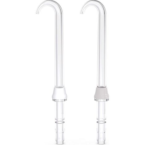 2 buses de rechange pour irrigateur dentaire, embouts blancs compatibles (1/5)