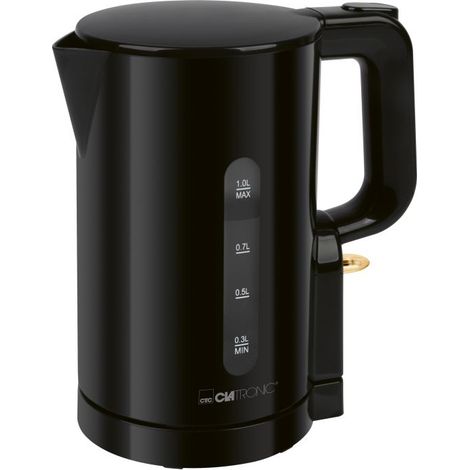 Clatronic WK 3834 tetera eléctrica 1 L 900 W Negro