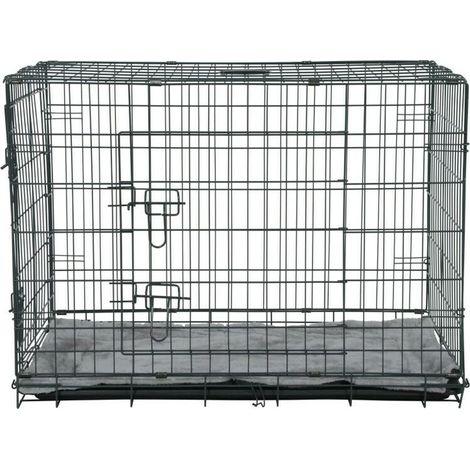 Zolux nomad 2w1 xl - kennelowa klatka z dywanikiem - dla psa 107x71x77cm (1/3)
