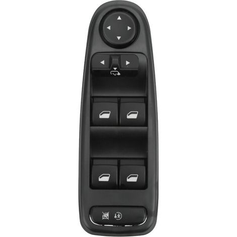 Commutateur de Lève-vitre électrique Côté Conducteur, 6554.YH 96639383ZD Remplacement pour CITROEN C4 GRAND PICASSO 2006-2013, PICA