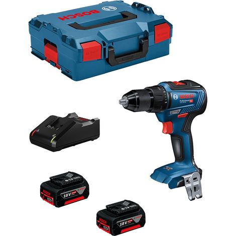 Perceuse-visseuse sans fil Bosch Professional GSR 18V-55 18V 55 Nm 2x4,0Ah L-BOXX (1/10)