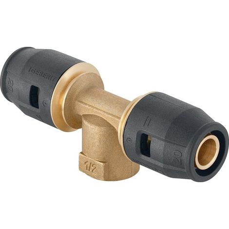 Geberit PushFit T-Stück mit Innengewinde, DN 15, 651.361.00.1 (1/5)