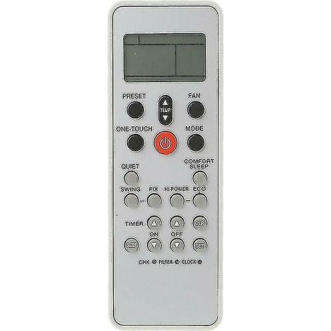 Télécommande climatiseur Toshiba WC-L03SE – Matériau ABS – Taille 15.7 x 5.1 x 1.5 cm – Utilisation intuitive à distance (1/3)