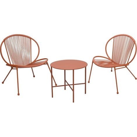 GreenGarden® Oslo Garten- & Balkonmöbel-Set 3-tlg. Terrakotta"-"179080771