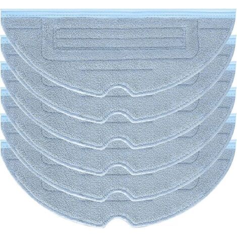 6 mopping pads for Roborock S7 Pro Ultra, S7 MaxV Ultra, S7 Plus, S7 Max – spare parts and accessories for Roborock S7, T7s and T7s Plus robotic vacuum cleaners--DTEKGAZ