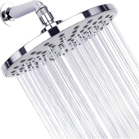 Couche de douche à pluie ronde 9 pouces / 22 cm G1 / 2 Plafonder la tête de douche de la tête de bain de la piste de douche de pluie Remplacement (1/5)