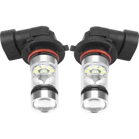 2 lampadine a LED bianche ad alta luminosità 9006/HB4 da 100W per fari fendinebbia auto, kit luci di guida