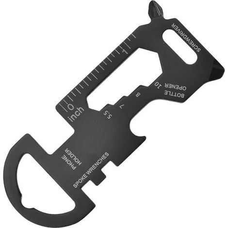 Mousqueton multifonction en acier inoxydable, outil polyvalent pour les activités de plein air et l'utilisation quotidienne (1/5)